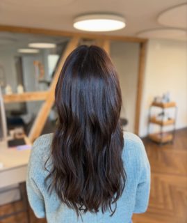 Trust the process, Brown edition.🤎 #labiosthetique #coiffeursuisse #brownhair #hairglowup