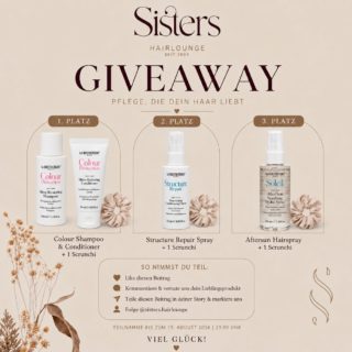 ✨Gewinnspiel✨

Ein DANKE an alle die uns Folgen und uns unterstützen!

Eure Sisters 🥰

#gewinnspiel #sistershairlounge #labiosthetique #coiffeursuisse #arbon